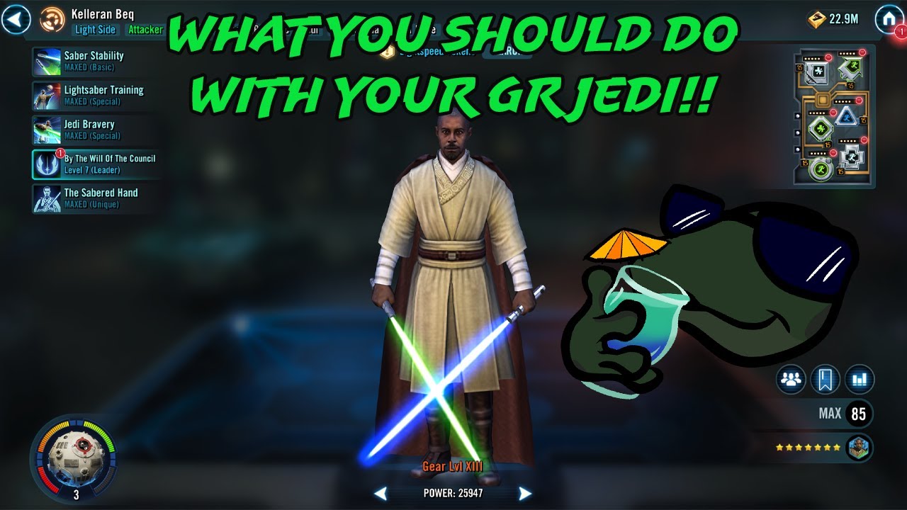 What You Should Be Doing with your New Galactic Republic Jedi