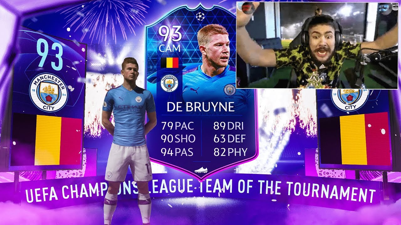 I PACKED 5 TOTGS!! 93 TOTGS PACKED!! FIFA 20