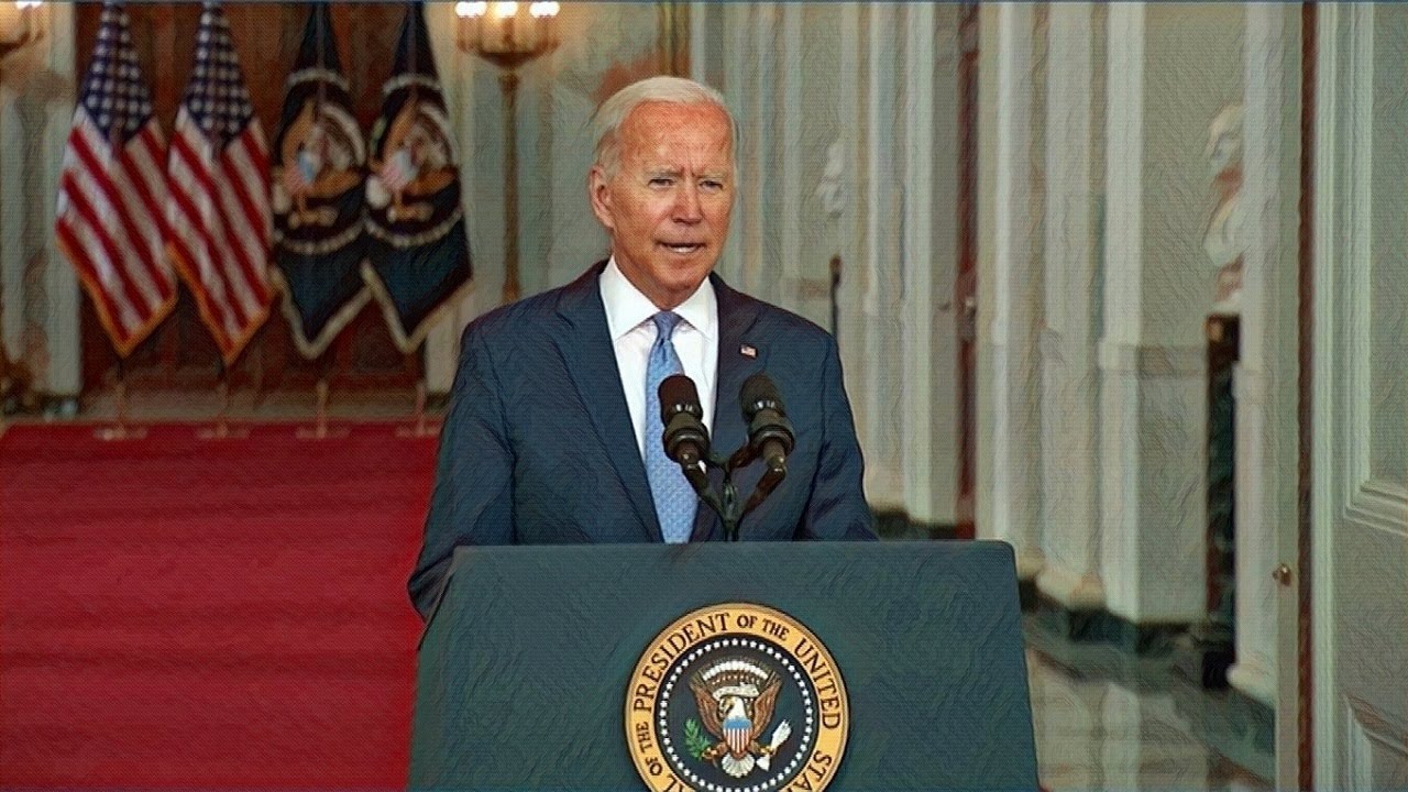 Joe Biden End of War in Afghanistan Speech (60fps)
