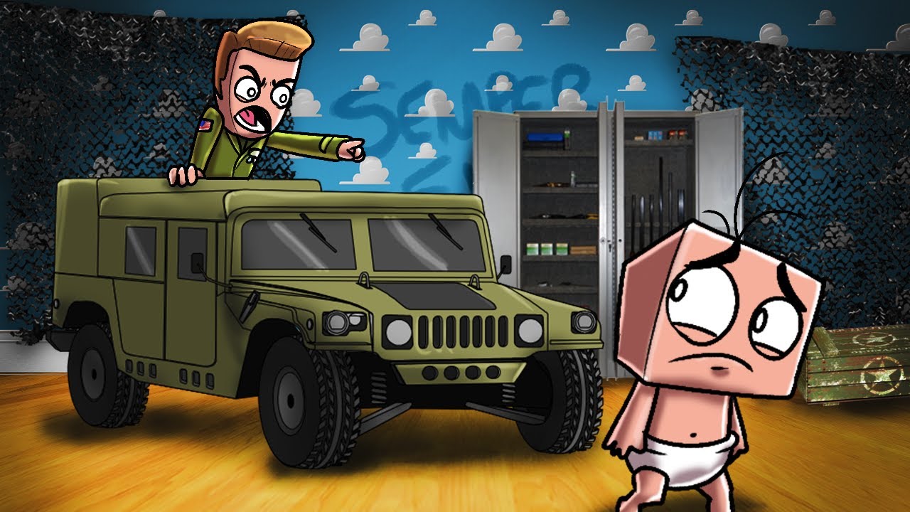 Minecraft | Who's Your Daddy? Baby vs Dictator Dad! (MILITARY HOUSE HOLD)