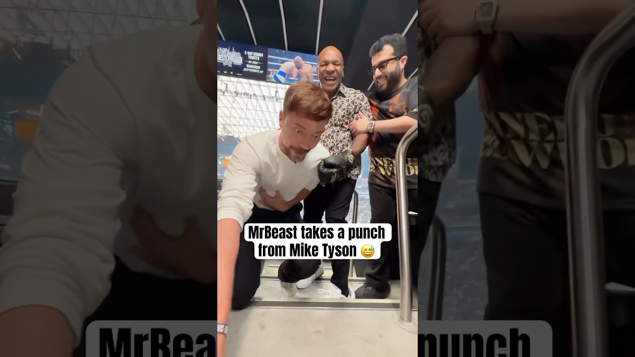 Mike Tyson wasted no time 🤣 (via @MrBeast)