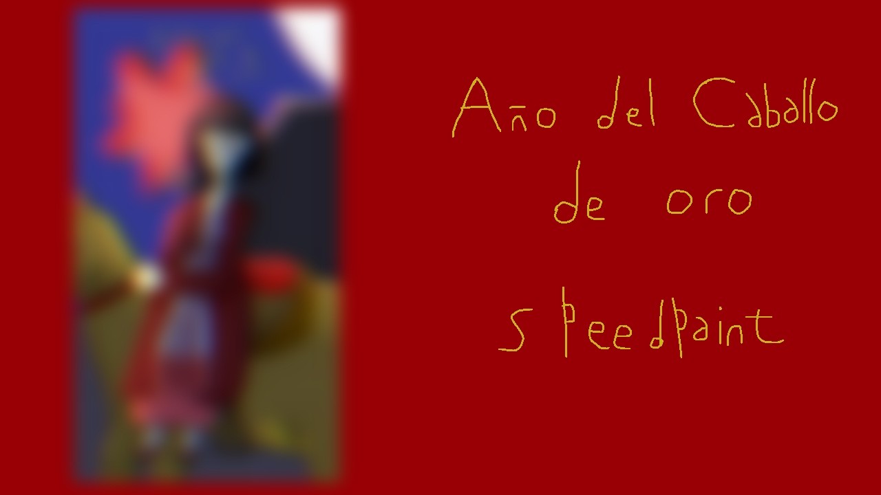 Año del caballo de oro | Speedpaint | Leer descripción