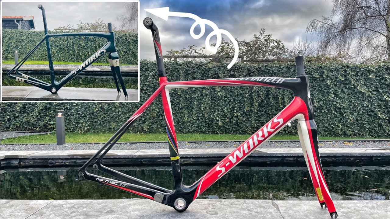 Bike Restoration and repaint carbon S-WORKS Tarmac SL3 (Specialized)