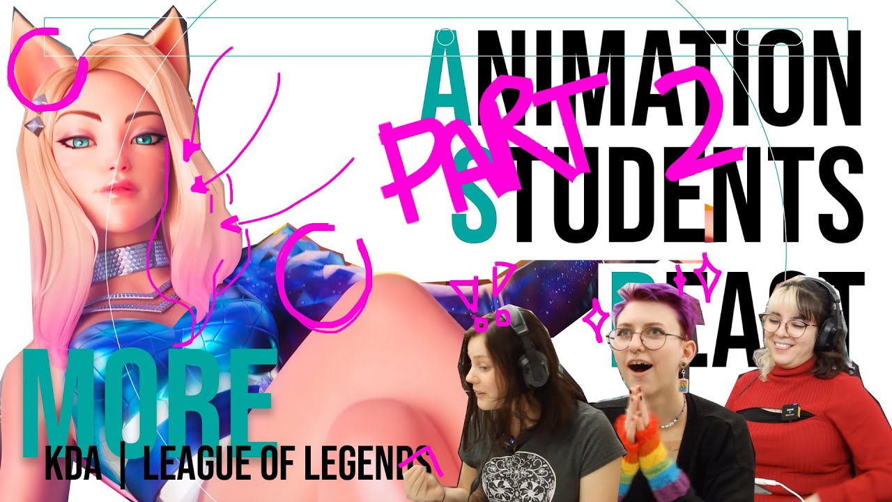 Animation Students React to: KDA - More | League of Legends