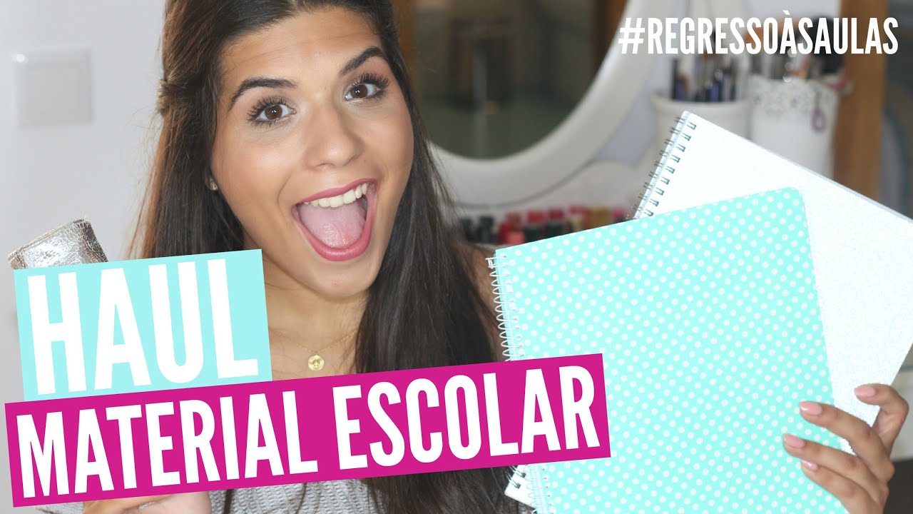 Haul Material Escolar ❤️ #regressoàsaulas