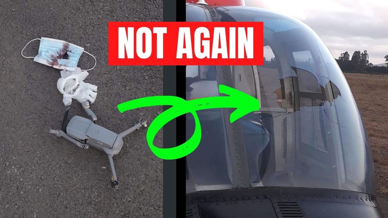 DJI Drone Hits Helicopter (Again)