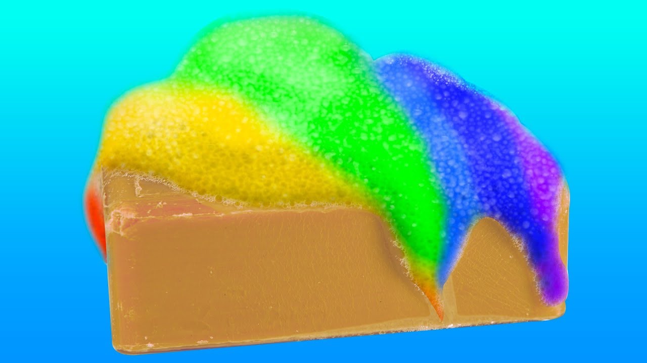 11 IDÉES DE SAVON COLORÉES POUR LES ENFANTS