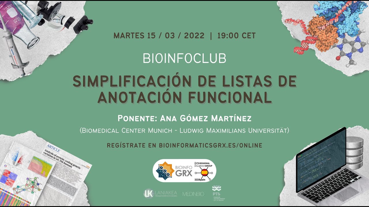 Simplificación de listas de anotación funcional  | BioInfoGRX (RSG Spain Granada)