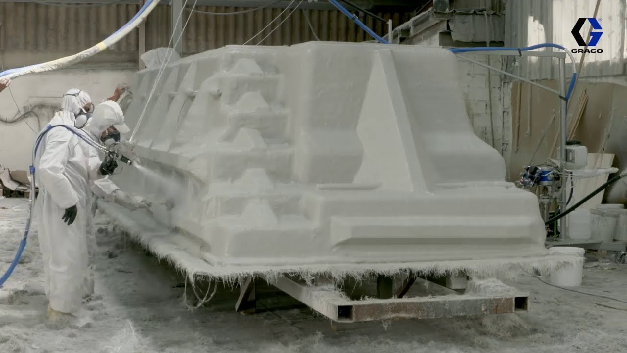 Graco’s FRP (Fiber-Reinforced Plastic) Chopper & Gel Coating Equipment
