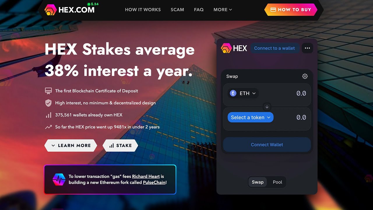 NEW HEX.COM Website! Top 3 Crypto!