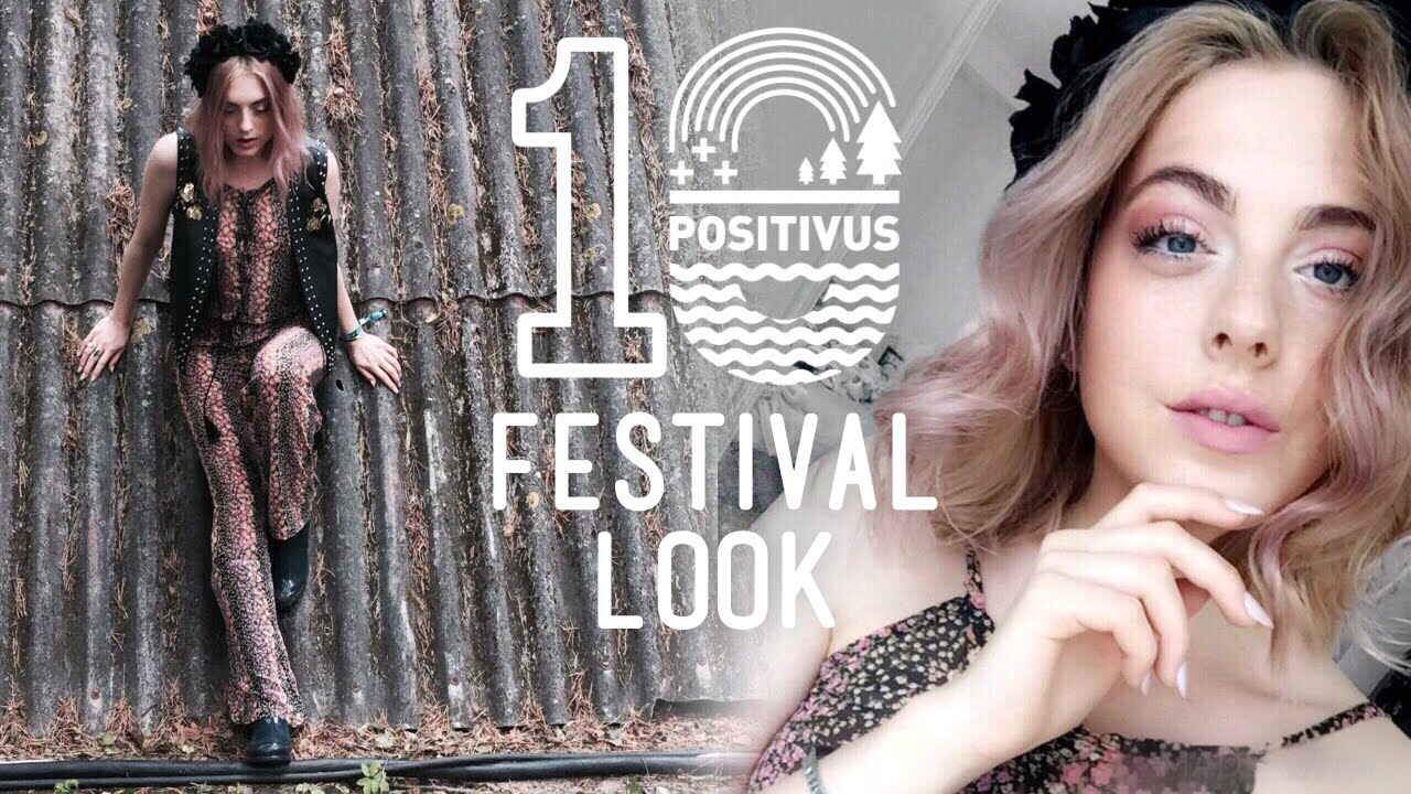 Festival Makeup, Hair & Outfit  [GRWM x POSITIVUS 2016] | chanelegance