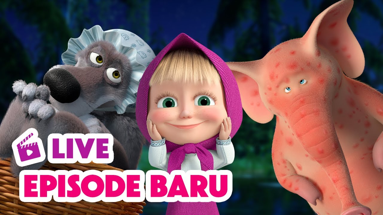 🔴 LIVE! Masha dan Beruang 👧🐻 Episode Baru 🐷🍼 Kartun anak-anak 🎬 Masha and the Bear