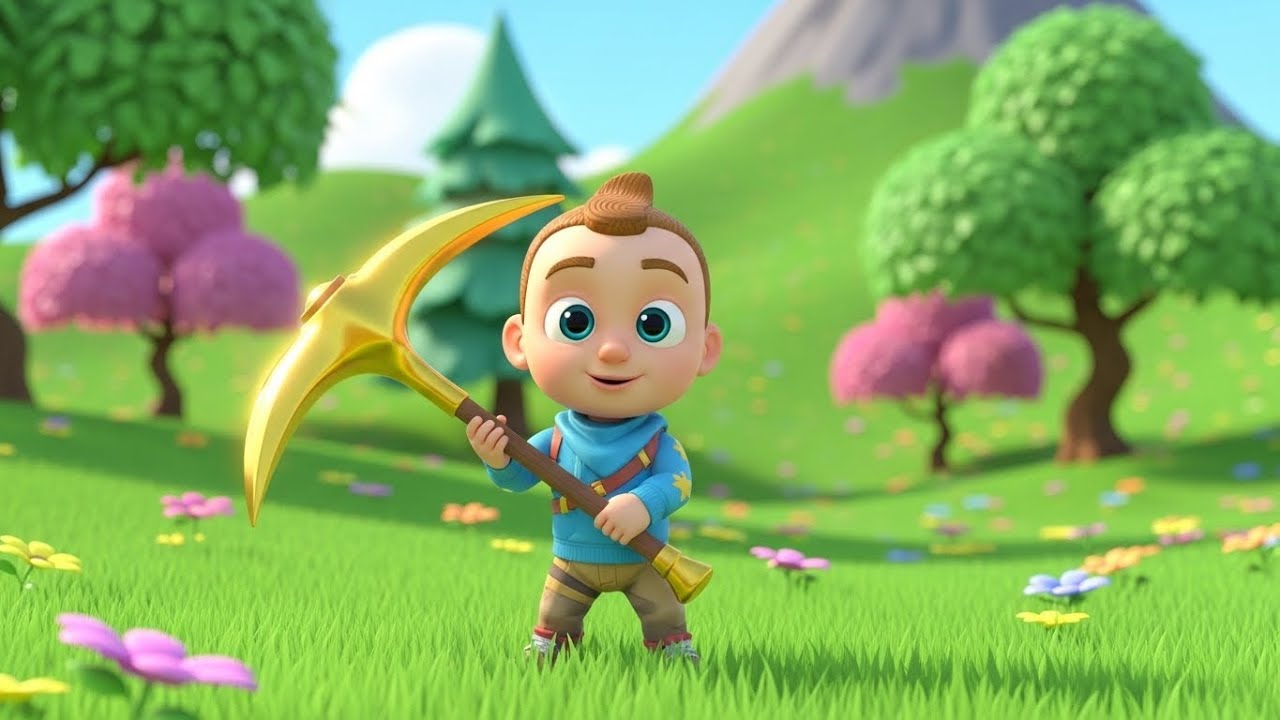 Al Bebé de Fortnite Perdió Su Pico Dorado ⛏️ | Canciones Infantiles y Rimas para Niños
