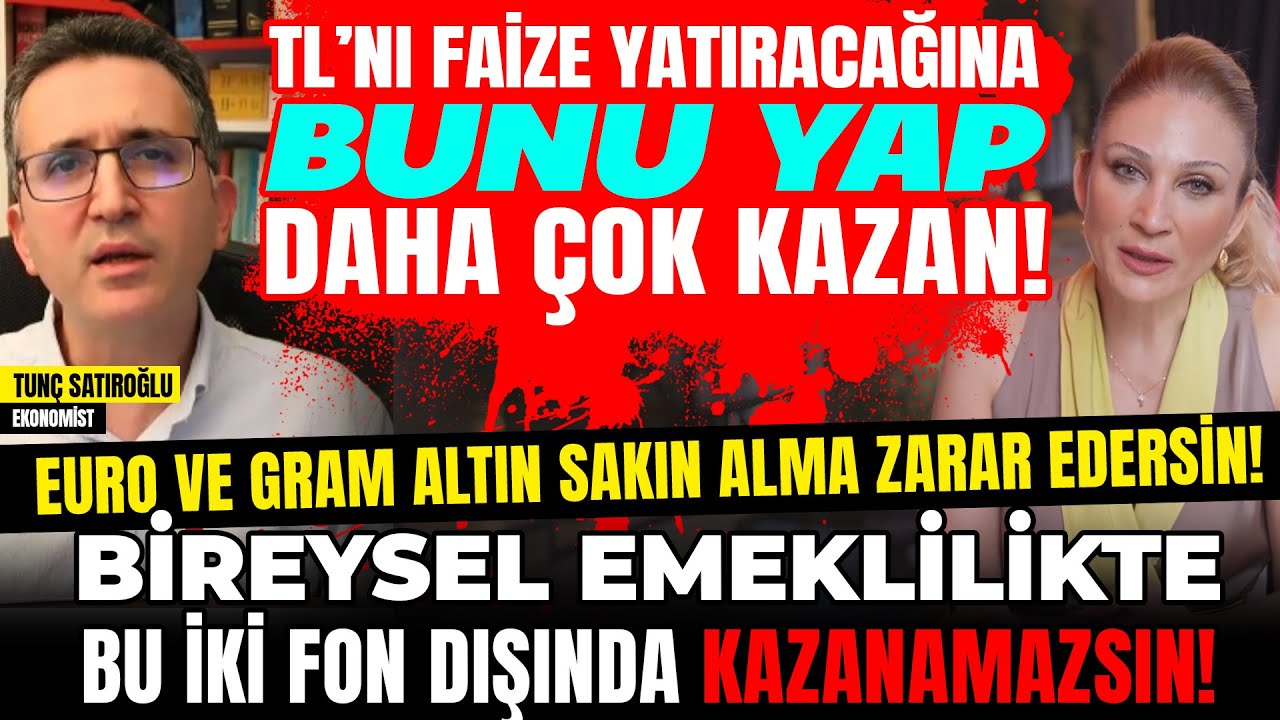 TL’ ni Faize Yatıracağına Bunu Yap Daha Çok KAZAN! Euro ve Gram Altın SAKIN ALMA Zarar Edersin!
