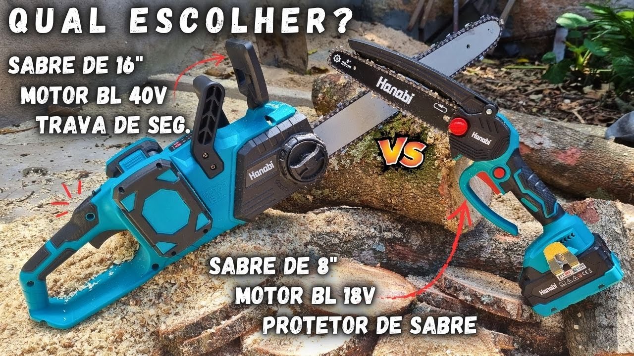 Motosserra a Bateria Com Motor Brushless HANABI 40v 16