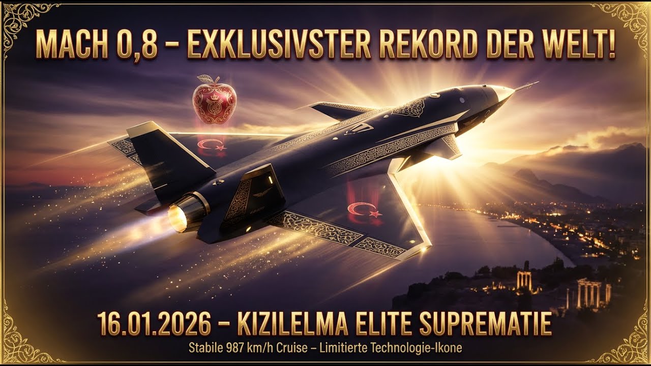 Bayraktar Kızılelma Mach 0,8 Rekord! Neuer Speed-Test 2026