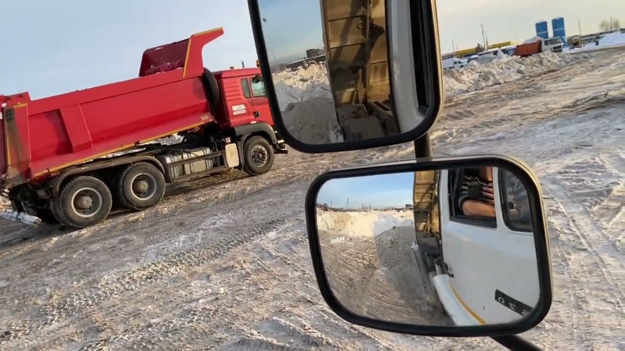 Самосвальные движения! Борьба со снегом! Часть 2.