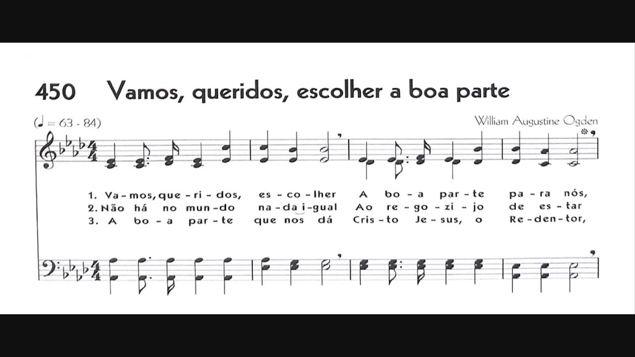 Hinário 5 CCB - Hino 450 - Vamos, queridos, escolher a boa parte - Strings - Teclado Yamaha PSR S670