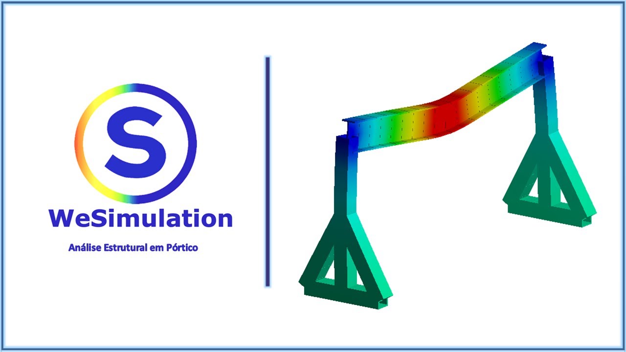 Análise estrutural em pórtico | FEA | Ansys Workbench