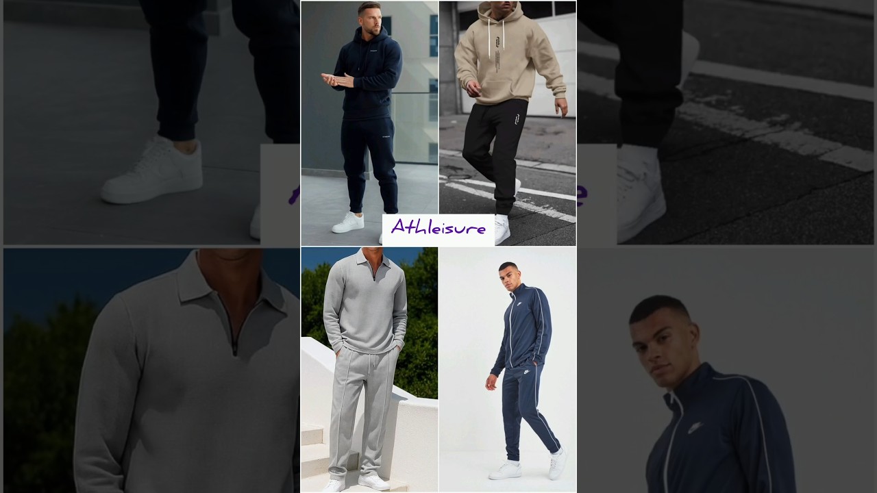 Athleisure for Men | Stylish & Comfortable Everyday Outfits 💪 