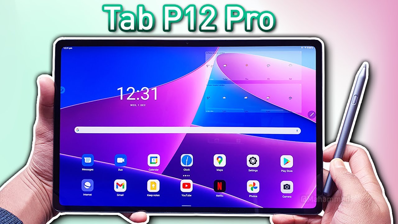 Lenovo Tab P12 Pro Review & Camera Test (Precision Pen 3)