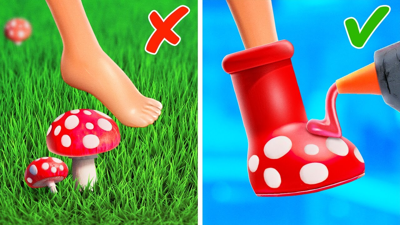 DIY Shoes 👠 🤩 *Free Hacks and Сrafts for your Dolls*