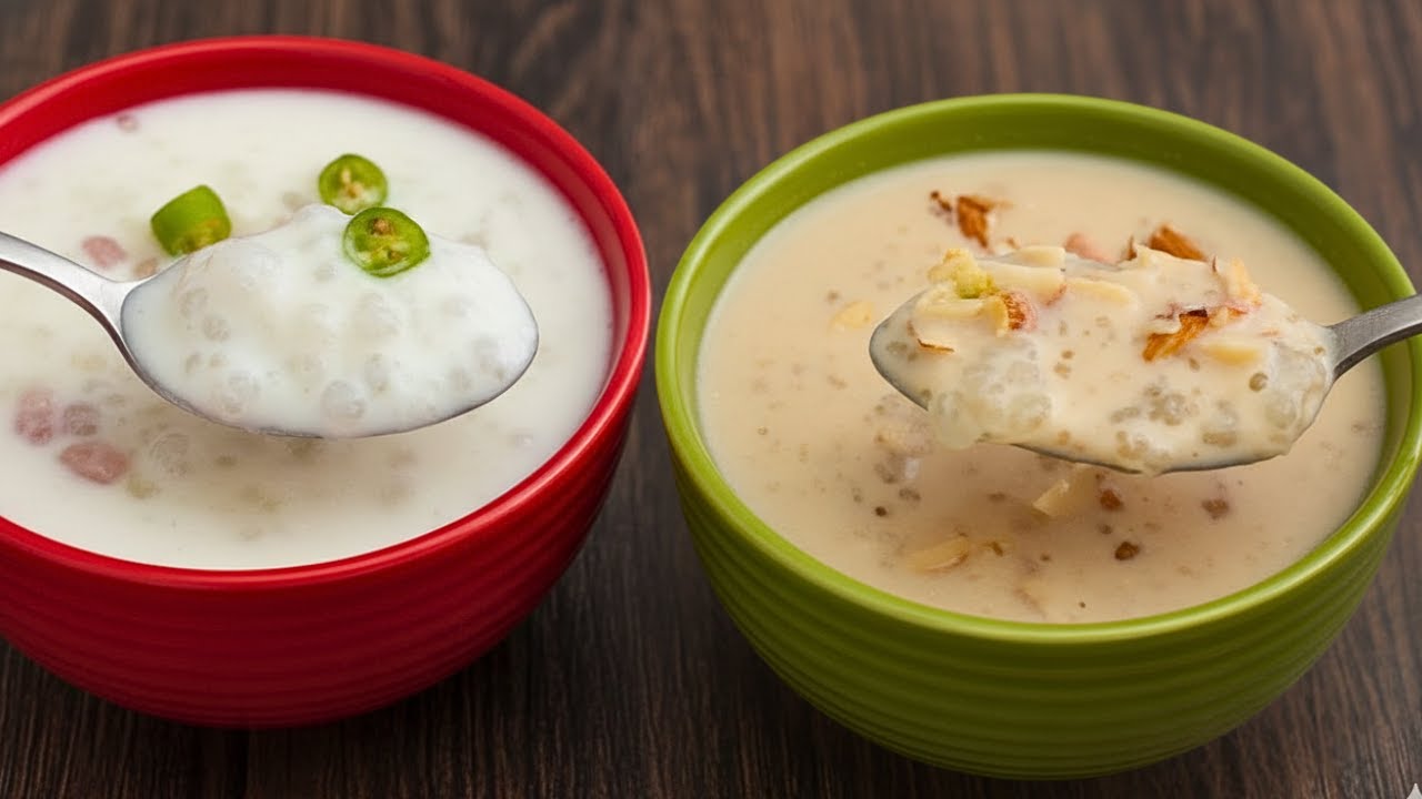 ஒரே பொருள்… 2 டேஸ்ட்டான கஞ்சி! | Healthy Kanji Recipes in Tamil | Sweet Kanji & Mor Kanji Recipe