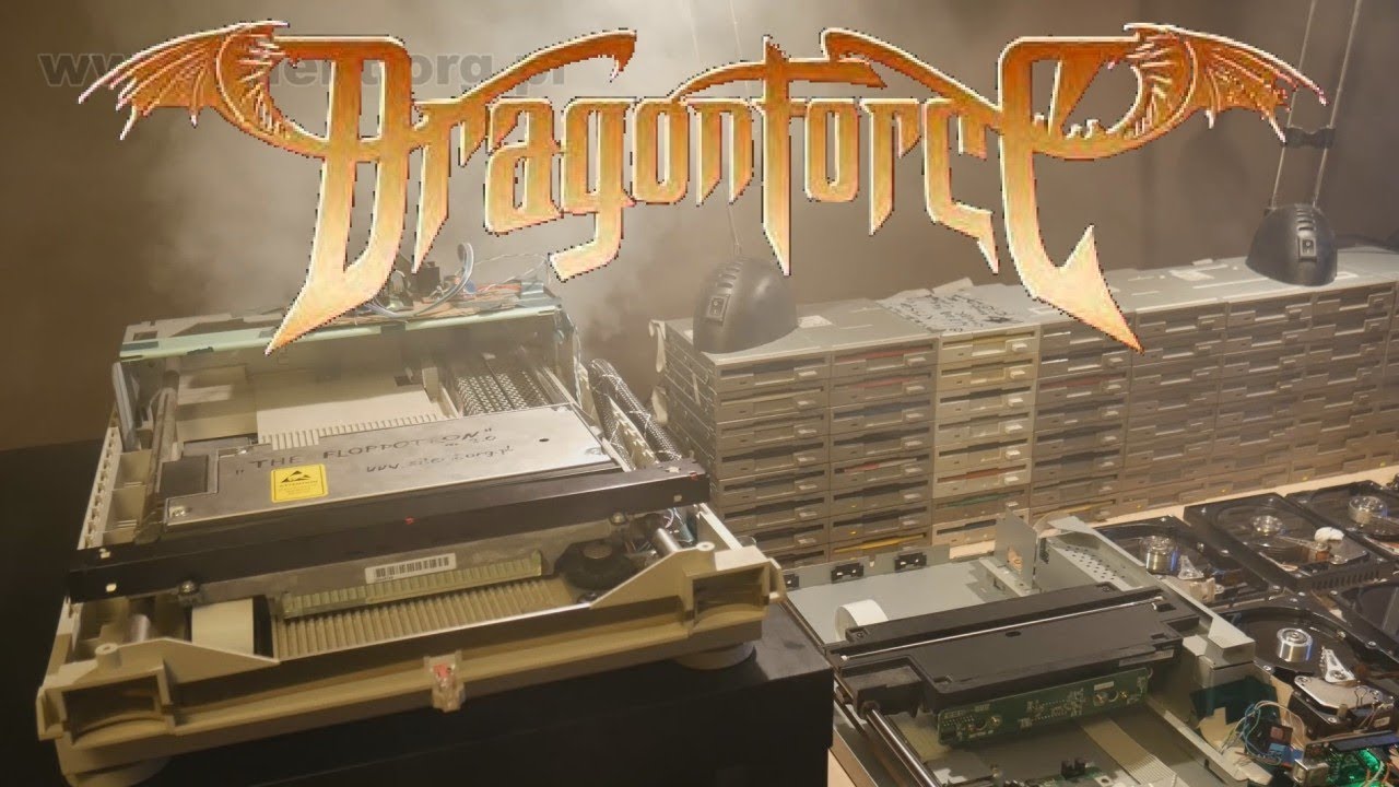 The Floppotron: Through the Fire and Flames