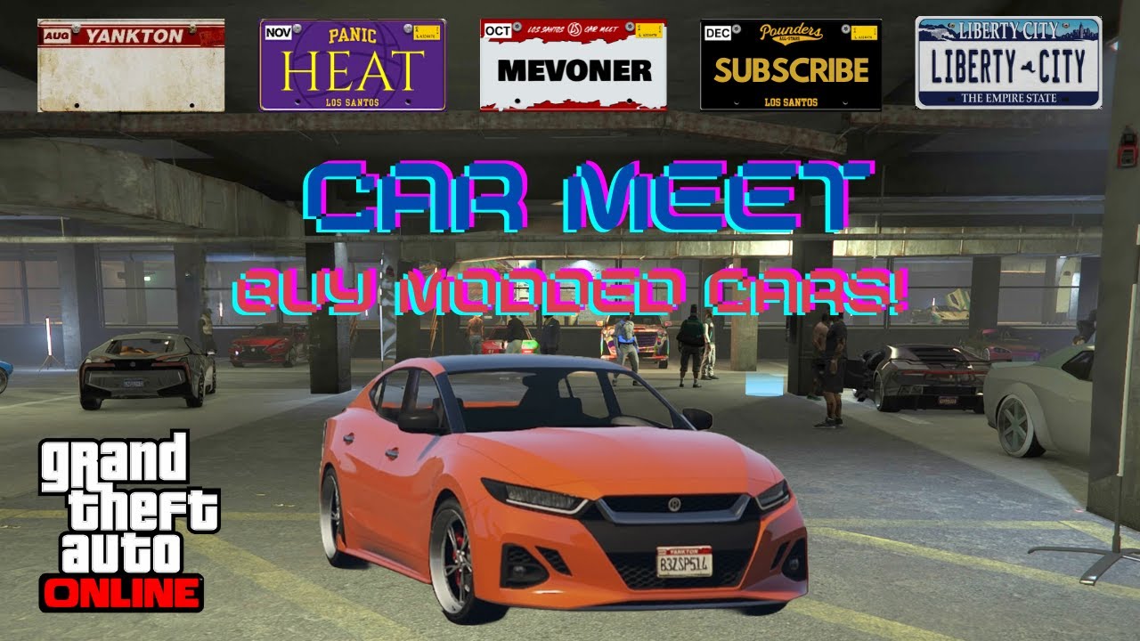 GTA 5 Online - LS Car Meet Buy NEW MODDED CARS! LIVE! {PS5} - JOIN IN!