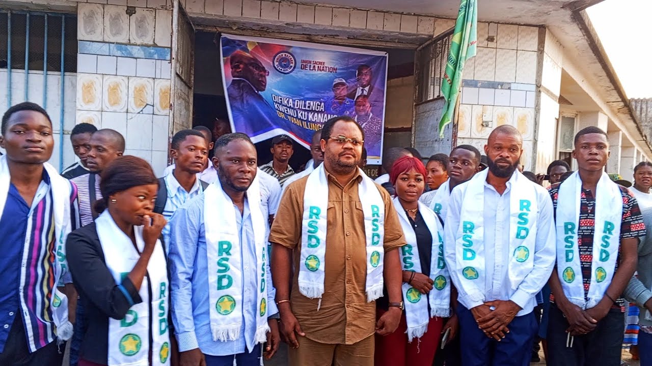 LE PARTI POLITIQUE RSD D'IVAN ILUNGA CRÉE UNE ÉBULLITION À KANANGA, AU KASAÏ CENTRAL.
