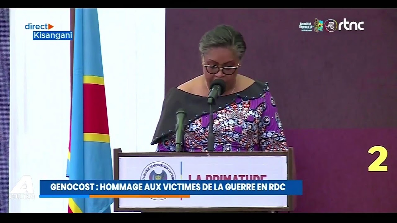 Live : Comm&eacute;moration du Genocost &agrave; Kisangani