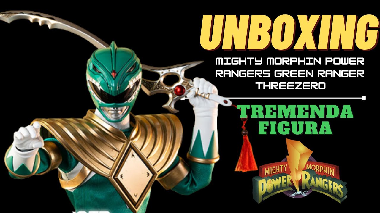 UNBOXING Mighty Morphin Power Rangers Green Ranger Threezero