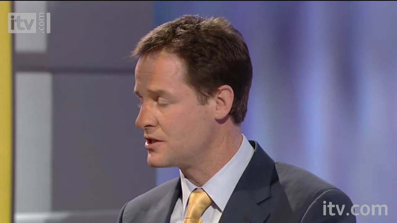The First Election Debate - Nick Clegg on the expenses scandal | ITV