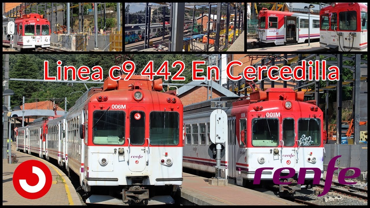 🚂Trenes Renfe 442 C9 Cercanias Madrid en Cercedilla🚂