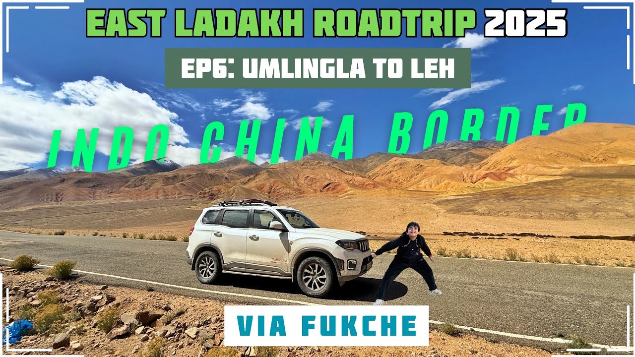 East Ladakh 2025 | EP6: Umlingla to Leh via Fukche | India China Border | #travelvlog #ladakh