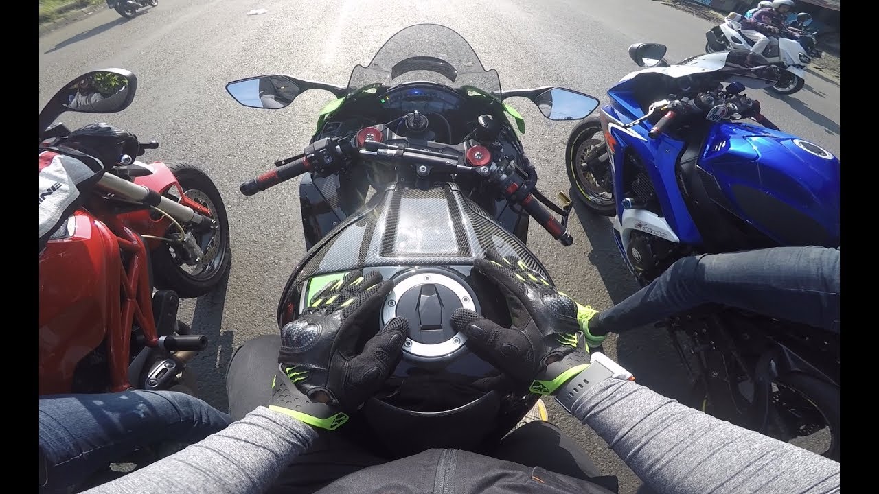 Zx10r 2017 sunmori subuh ke puncak with bike brothers squad (4-6-2017) dr gelap smpe terang #1