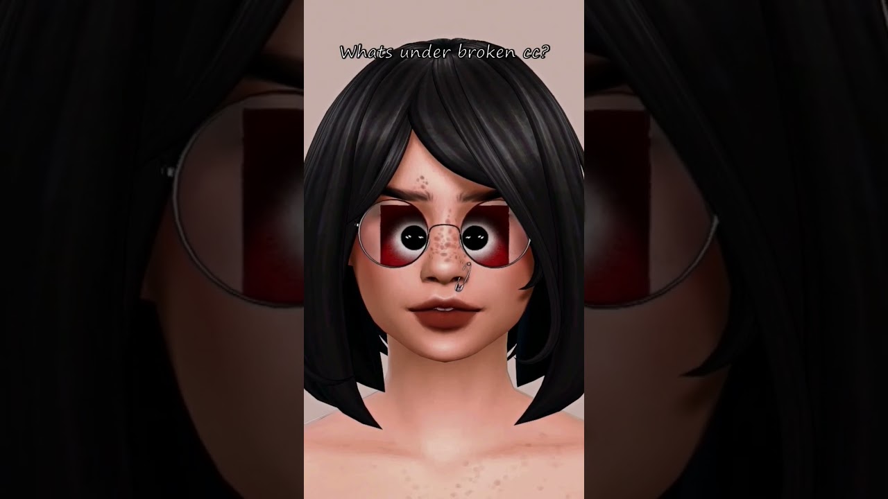 Broken CC Sim || The Sims 4 #sims #thesims #sims4