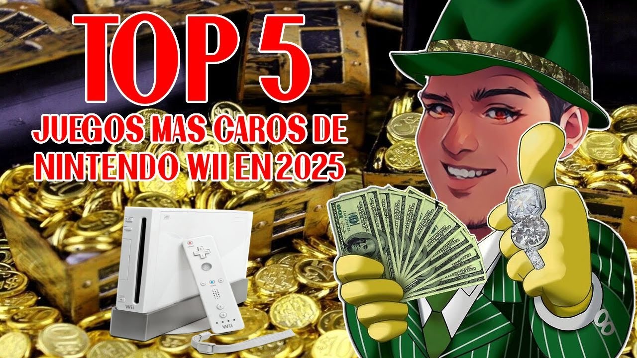 Top 5 juegos más caros de Nintendo Wii en 2025