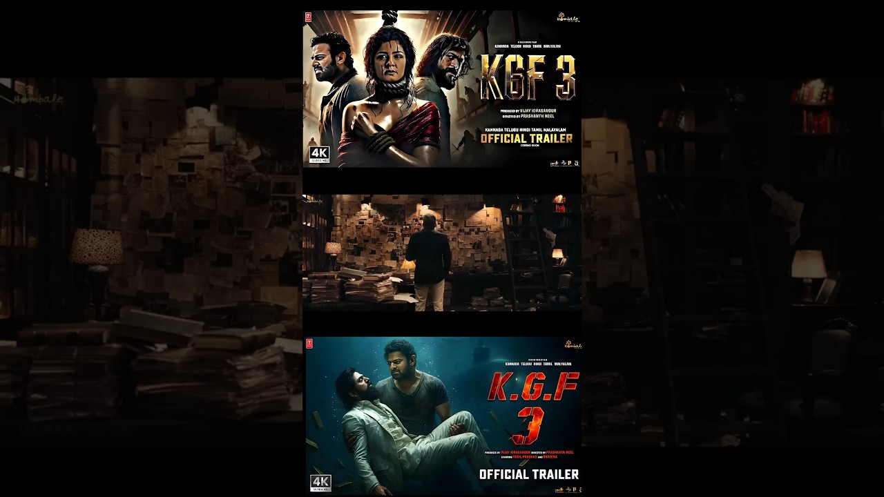 K.G.F: Chapter 3 - Concept Trailer |Rocking Star Yash |Prabhas |Ravi Basrur| 
