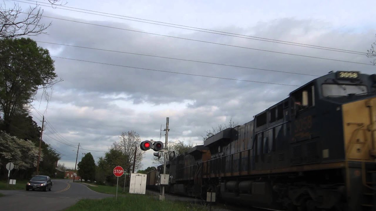 CSX Coal Train With A Friendly Engineer