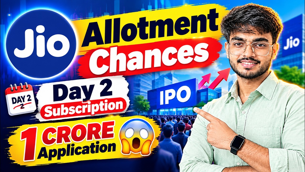 Jio IPO Allotment Chances | Jio IPO Day 2 Subscription Status | GMP Today