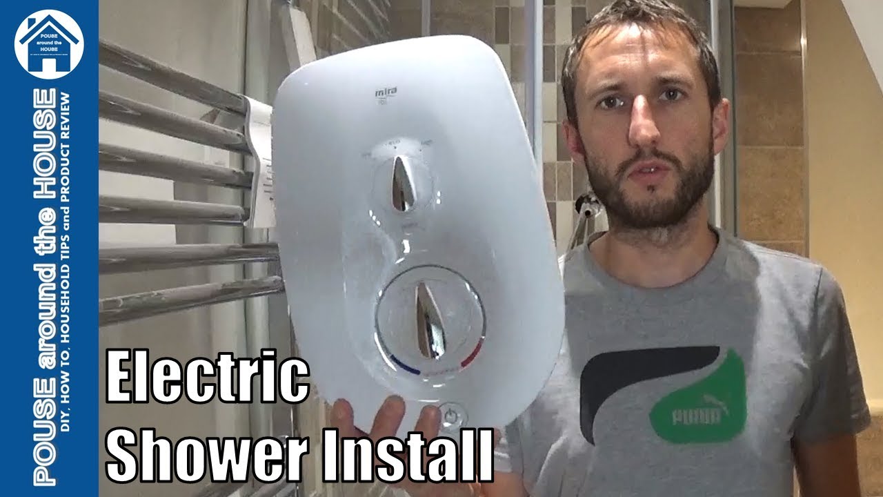 How to fit & install an electric shower. Mira Go shower installation.