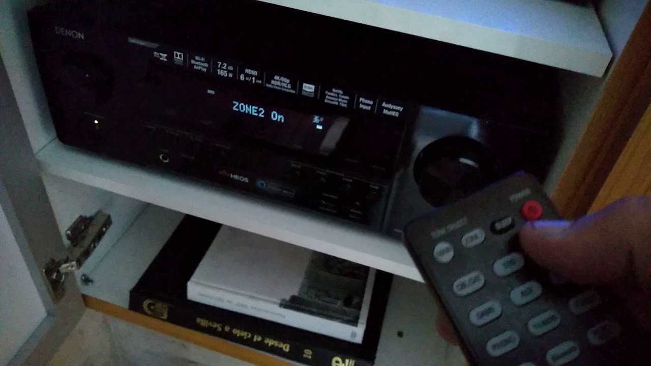 Como funciona a Zona 2 do receiver Denon