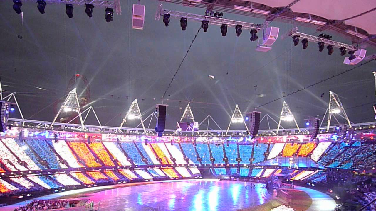 The Queen Makes Her Entrance - London 2012 Opening Ceremony