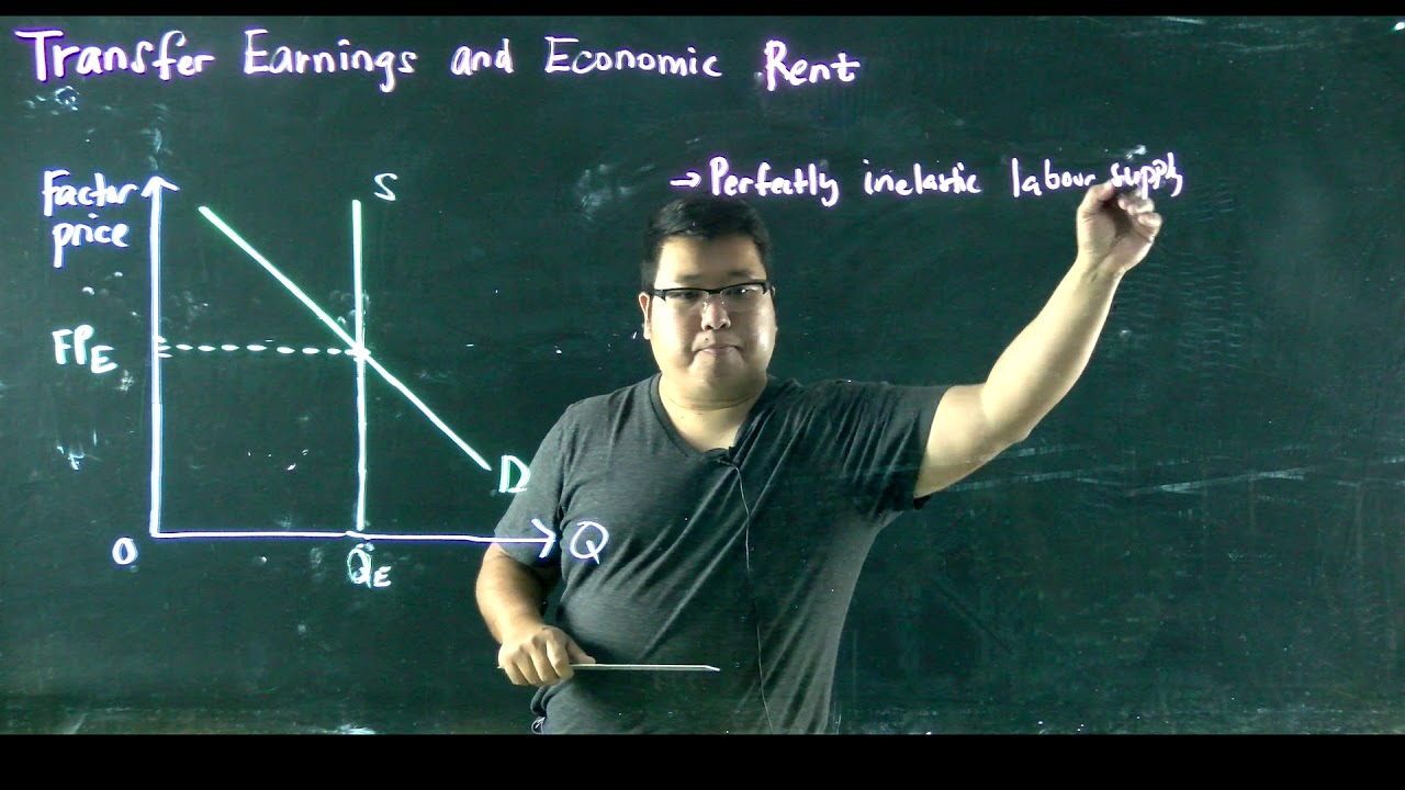 transfer earnings and econ rent