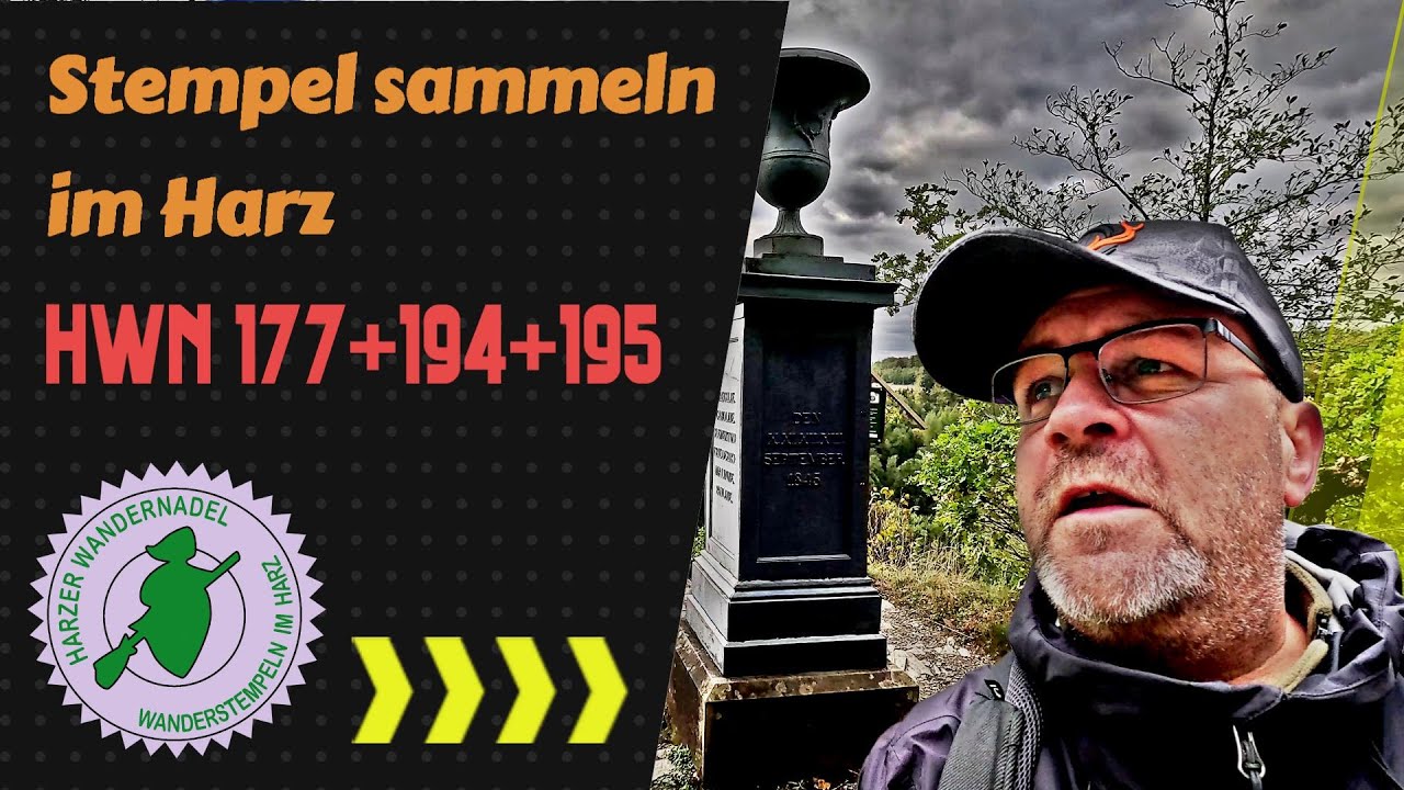 Stempel sammeln im Harz - Harzer Wandernadel 177, 194 und 195 #wandern