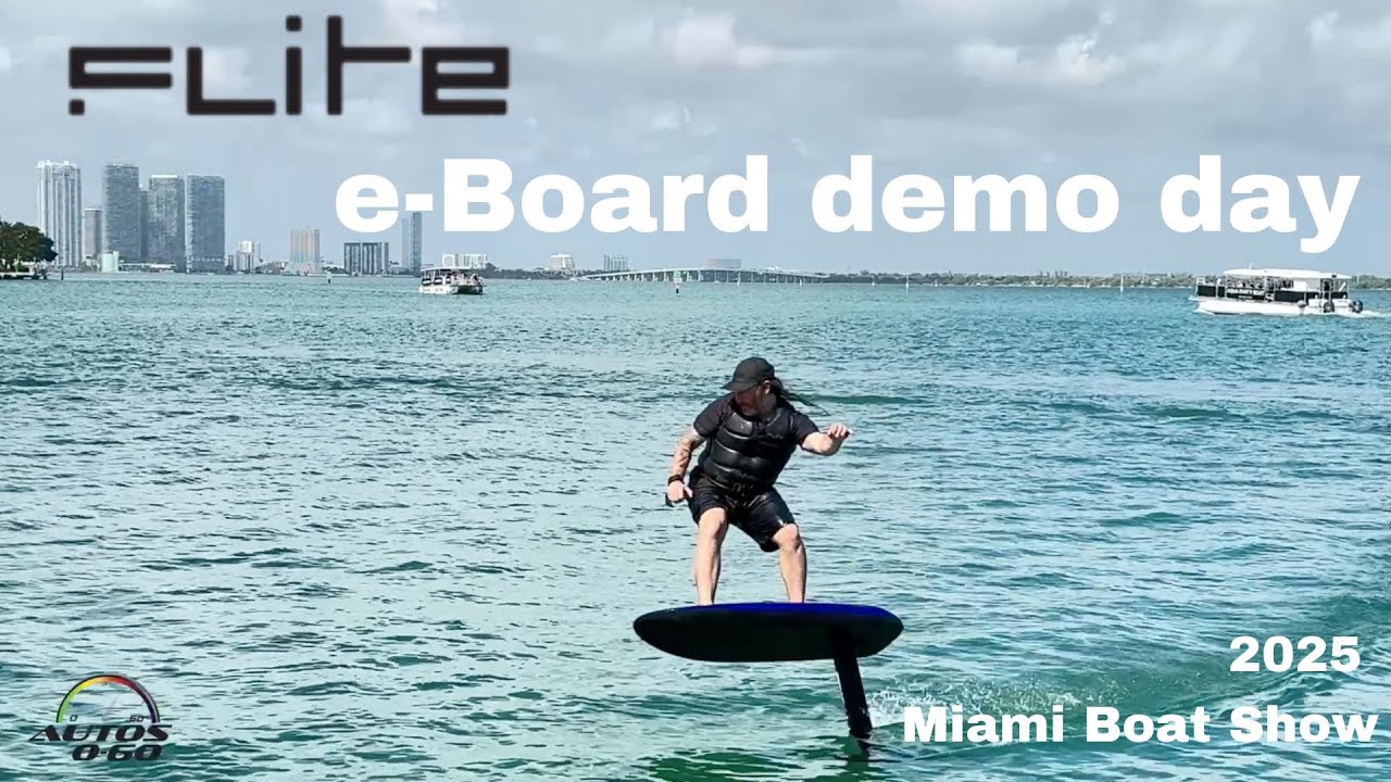 Fliteboard. demo day at the 2025 Miami Boat Show - See you in the ocean!
