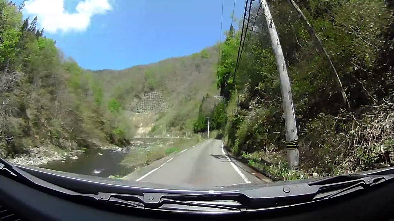 石徹白ダム『序章：石徹白ダムへの道』（福井県大野市）