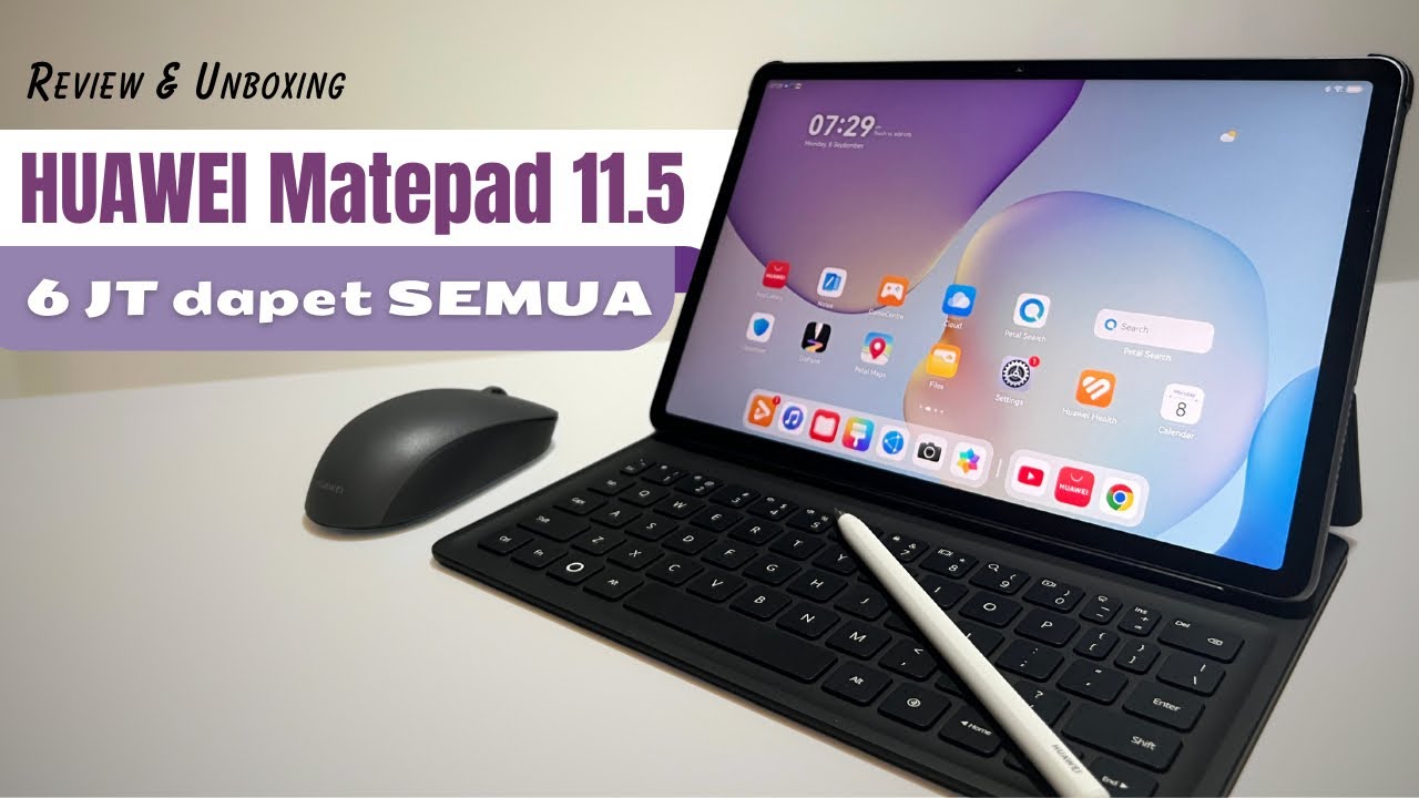 Unboxing + Review HUAWEI Matepad 11.5 (2025), paket lengkap