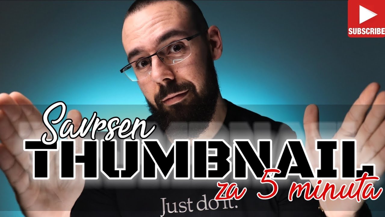 Kako Napraviti SAVRSEN THUMBNAIL Preko Telefona za 5 minuta 📲